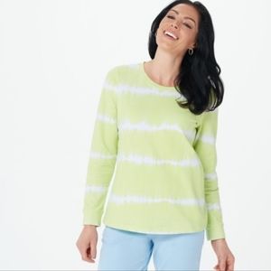 Denim & Co french terry shirt